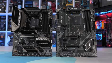 AMD B350 vs. B450 vs. B550 Tomahawk .